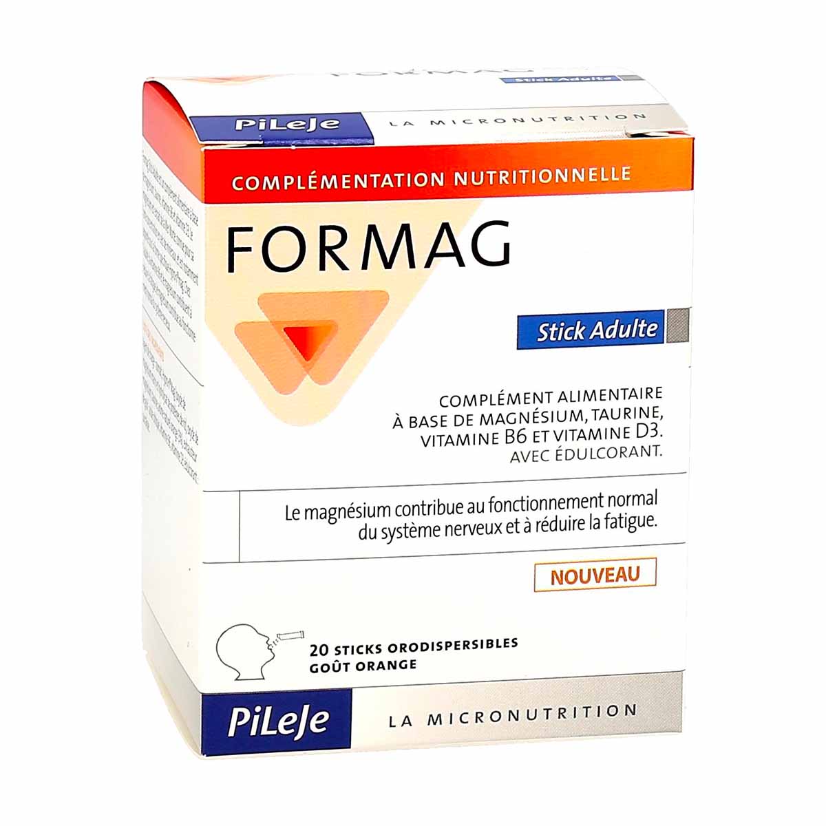 Pileje Formag Stick Adulte, boîte de 20 sticks orodispersibles